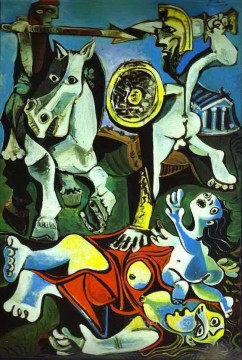 El rapto de las sabinas 1962 Pablo Picasso Pinturas al óleo